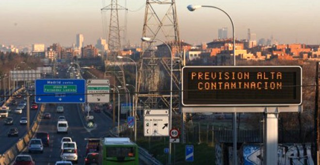 Contaminación en Madrid