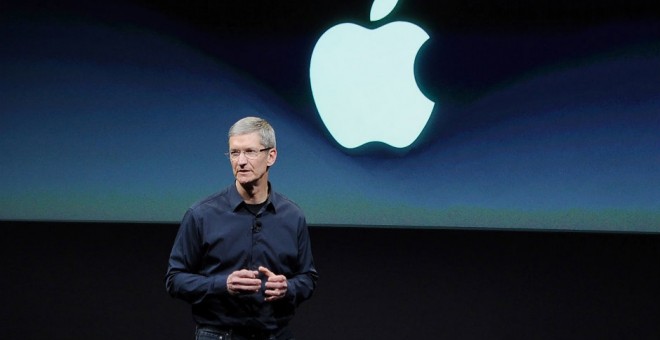 El director ejecutivo de Apple, Tim Cook, en una imagen de archivo. REUTERS