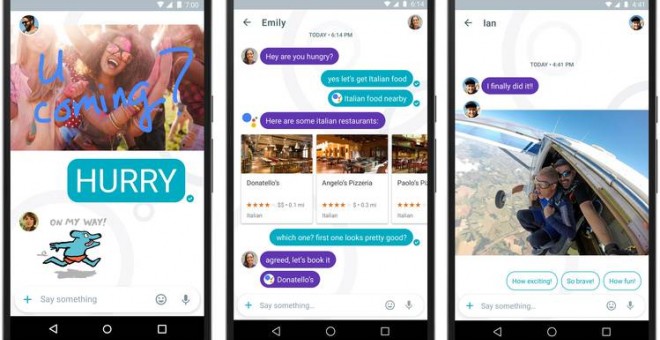 La nueva aplicación de Google, Allo, que competirá con Whatsapp, se ha estrenado este miércoles.