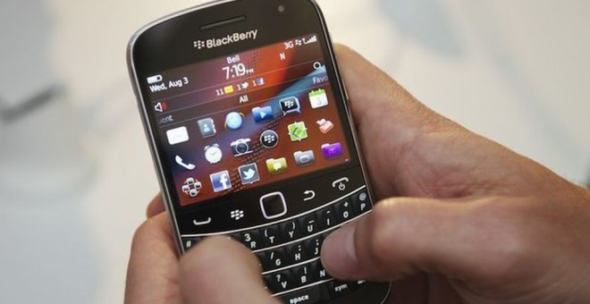 Imagen de una Blackberry.