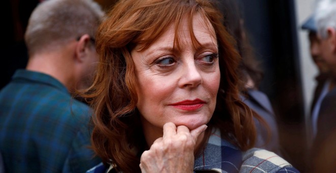 La aztriz Susan Sarandon, durante un acto en Los Ángeles, California. - REUTERS