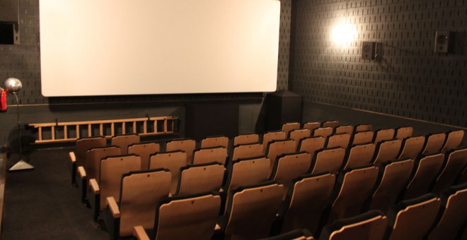 La sala de cine de Zumzeig en Barcelona.