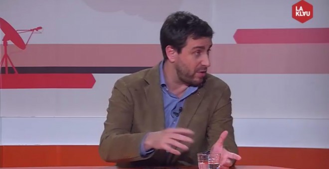 El Conseller de Salud de la Generalitat, Toni Comín, en un fotograma de 'La Klau Critica'.