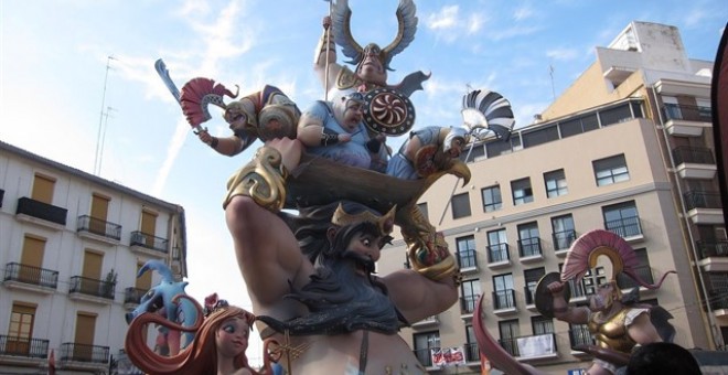 Las fallas han sido declaradas Patrimonio Inmaterial de la Humanidad / EUROPA PRESS