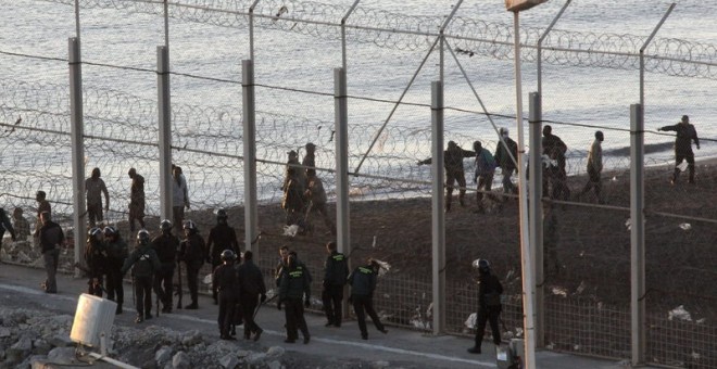 La valla de Ceuta.