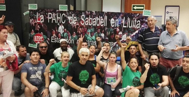 Una acció de la PAHC de Sabadell. / PAHC Sabadell