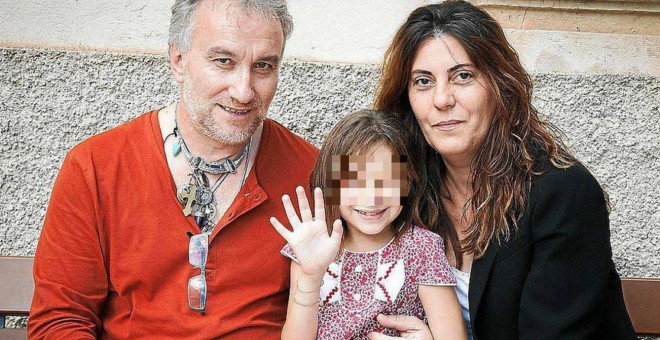 Fernando Blanco y Margalida Garau con su hija Nadia.