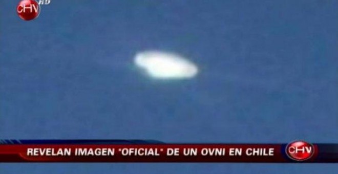 La Armada chilena confirma el avistamiento de un ovni en 2014. Captura de Chilevisión