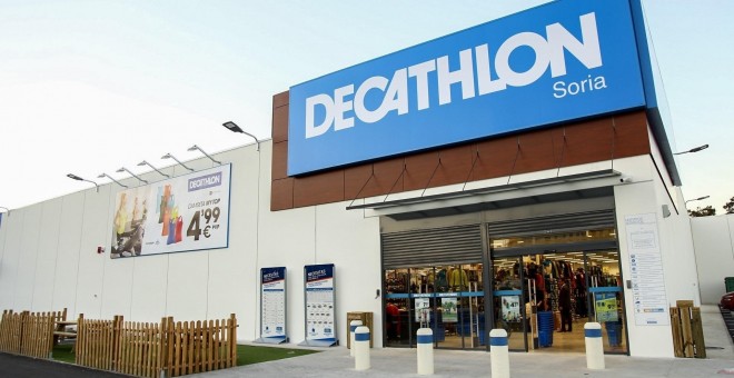 Tienda de la multinacional Decathon en Soria. E.P.