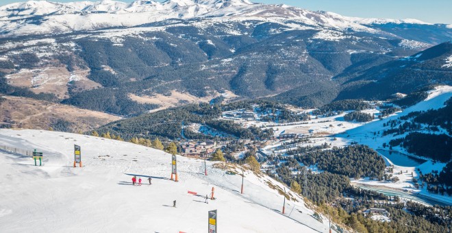 L'estació de la Molina. LA MOLINA