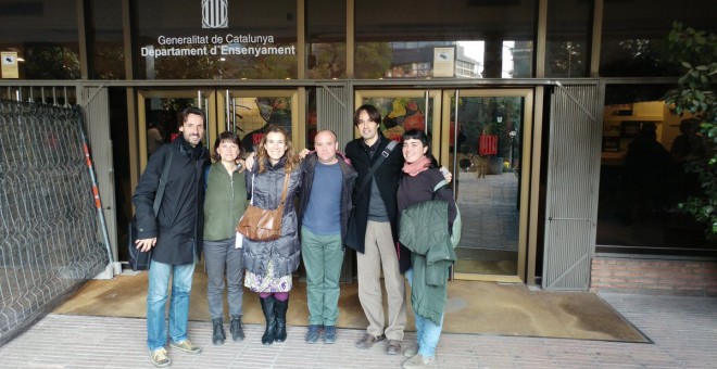 Representants de l'AMPA de l'escola de Premià. @AMPAMarNova