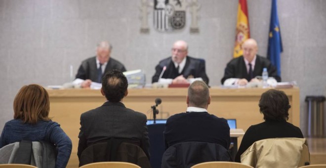 El exresponsable de Finanzas de Forex, Germán Cardona Soler, durante su juicio en la Audiencia Nacional. EFE/Fernando Villar