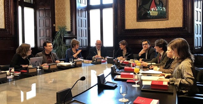 Reunión de la Mesa del Parlament de Catalunya. E.P.