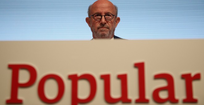 El nuevo presidente del Banco Popular, Emilio Saracho, durante su primera junta de accionistas de la entidad. REUTERS/Juan Medina