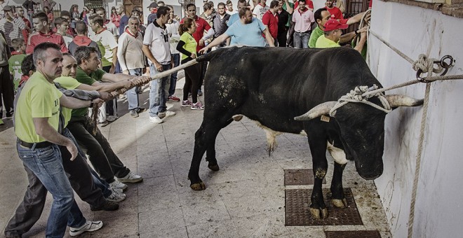 Una imagen del documental Santa Fiesta, durante la fiesta de los Toros de San Marcos, en Ohanes. JIM MCLAREN