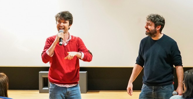 Santiago Alverú y Víctor García León. / Foto de Pedro Jiménez.