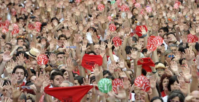 No a la violencia sexual en Sanfermines / EFE