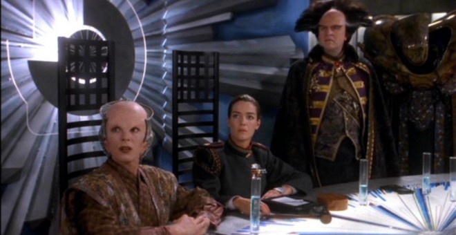 Fotograma de una de las escenas de 'Babylon 5'