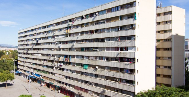 El Bloc Venus es el més degradat del barri de la Mina.