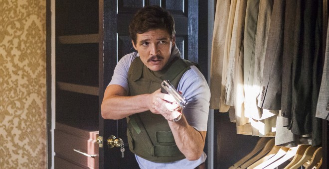 El agente Javi Peña (Pedro Pascal) en 'Narcos'.