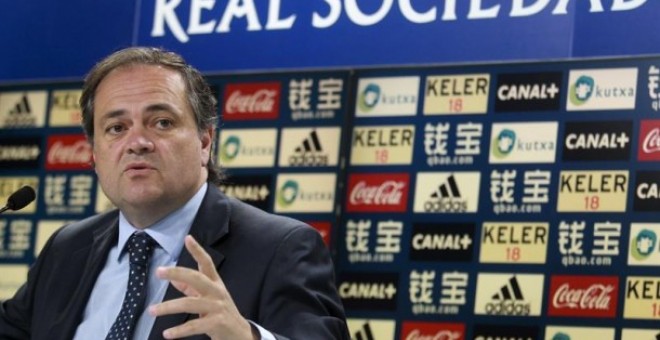 Jokin Aperribay, presidente de la Real Sociedad y de Sapa Placencia. EFE