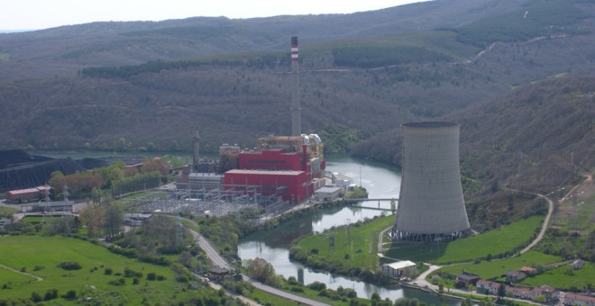 Central térmica de Velilla, en Velilla del Río Carrión (Palencia)