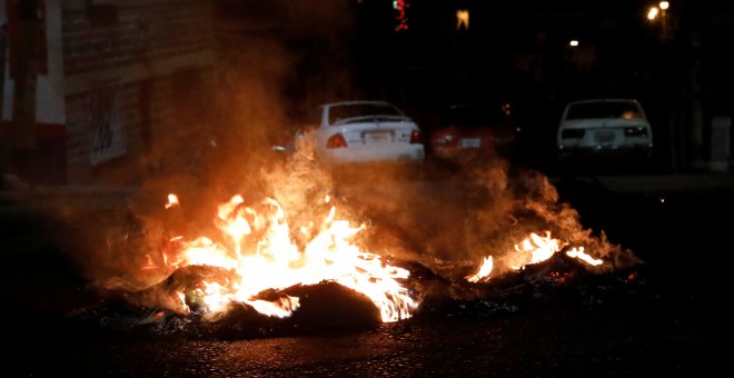 Barricas en Tegucigalpa