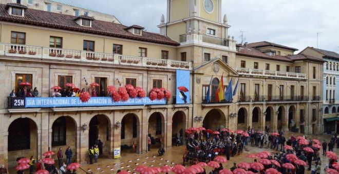 Una manifestación en Oviedo contra la violencia machista.- AYUNTAMIENTO DE OVIEDO