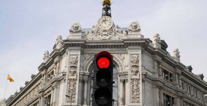 La sede del Banco de España en Madrid. AFP/Dominique Faget