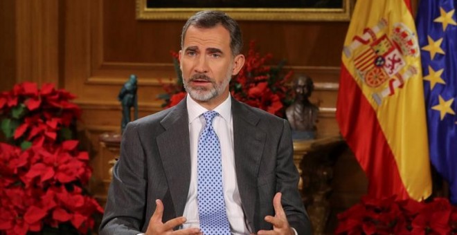 Felip VI en el seu missatge de Nadal