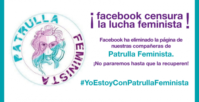 La censura de Facebook llega a la lucha feminista