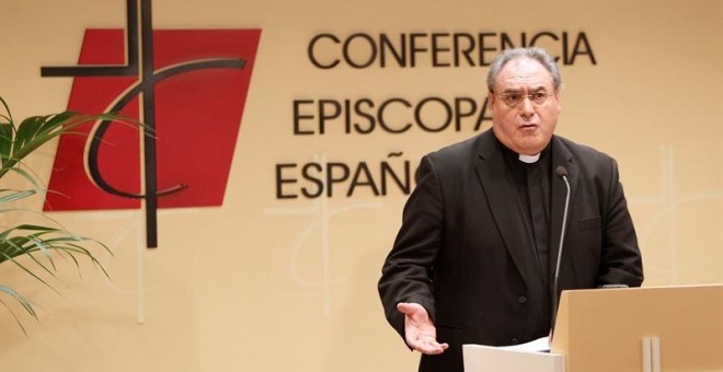 Gil Tamayo, durante su rueda de prensa. EFE/Fran del Olmo