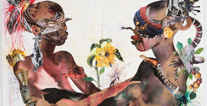 'You Are My Sunshine'.- Wangechi Mutu