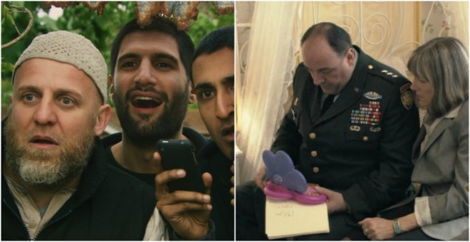 Imágenes de las películas 'Four Lions', y 'In the loop'.