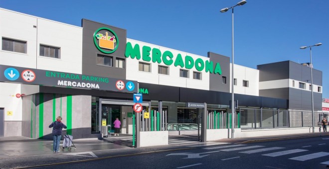 Fachada de un supermercado Mercadona. E.P.