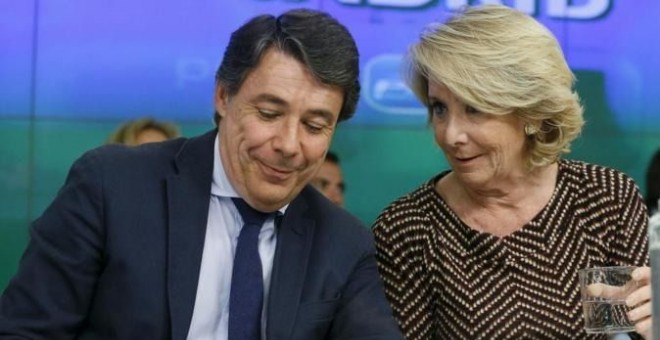 Ignacio González y Esperanza Aguirre - EFE