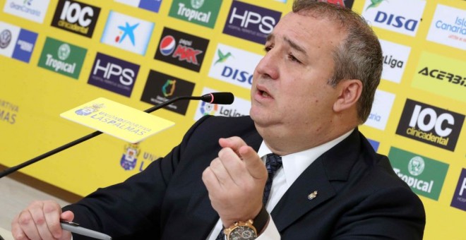 Miguel Ángel Ramírez, presidente de la UD Las Palmas - EFE