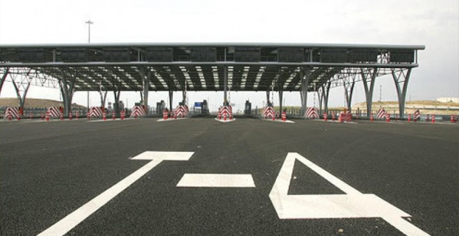 Autopista M-12 entre Madrid y el Aeropuerto de Barajas. E.P.