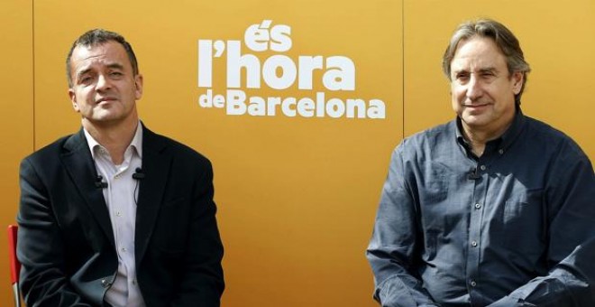 Puigcorbé, junto a Bosch en 2015. EFE