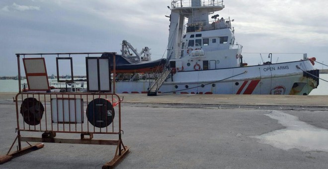 El barco de la ONG Proactiva Open Arms.- EFE/Archivo