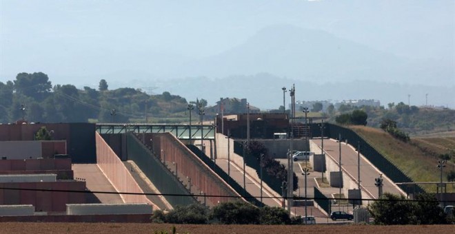 Vista del centro penitenciario “Els Lledoners”, en el término municipal de Sant Joan de Vilatorrada (Barcelona), donde serán trasladados hoy los presos del 'procés' catalán, el exvicepresidente Oriol Junqueras, el exconseller Raül Romeva, el exlíder de la