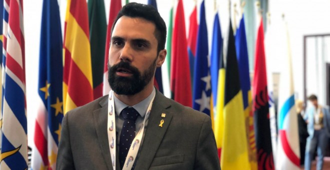 Roger Torrent a l'Assemblea Parlamentària de la Francofonia, reunida al Quebec / Parlament de Catalunya