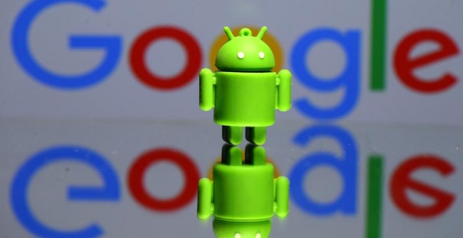 El logo de Android en una imagen de archivo. (EFE)