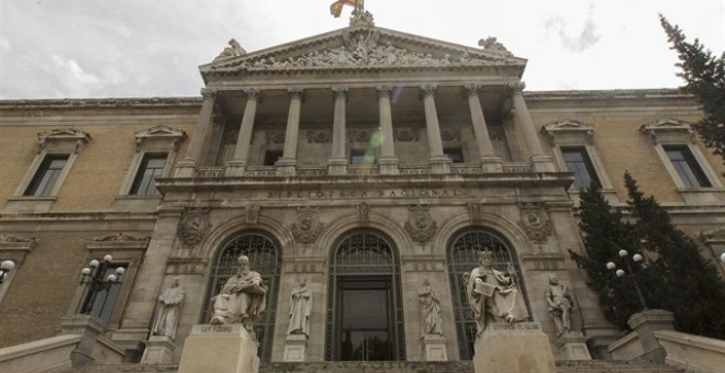 Fachada de la Biblioteca Nacional. EUROPA PRESS/Archivo