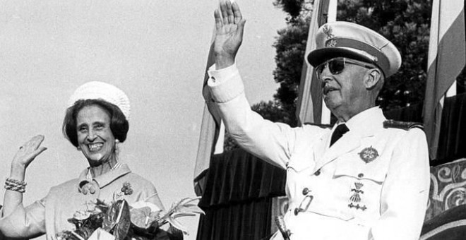 Francisco Franco y Carmen Polo.