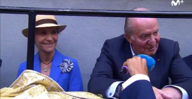 Juan Carlos I y su hija Elena en San Sebastián/Movistar Plus