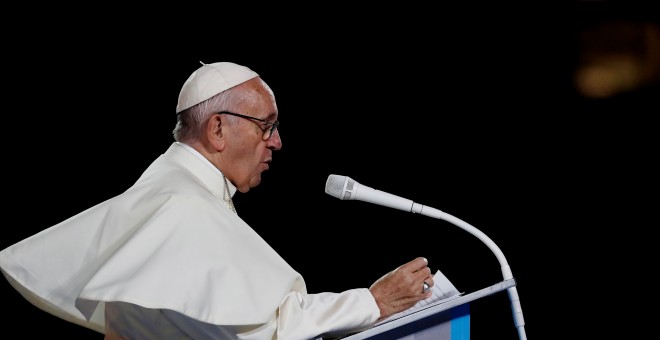 El Papa Francisco durante su visita a Irlanda./EFE