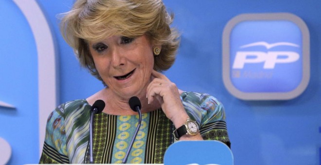 La expresidenta de la Comunidad de Madrid, Esperanza Aguirre. EFE