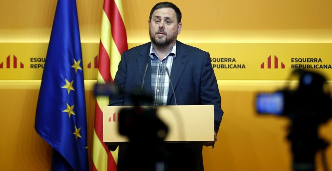 El líder de ERC, Oriol Junqueras, actualmente en prisión provisional por el 'procés', en una imagen de archivo. EFE