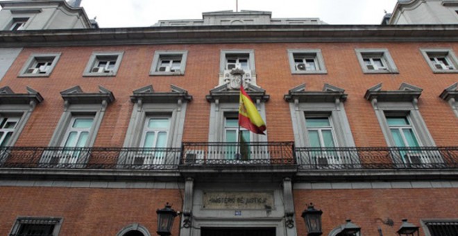 Fachada del Ministerio de Justicia. LA MONCLOA